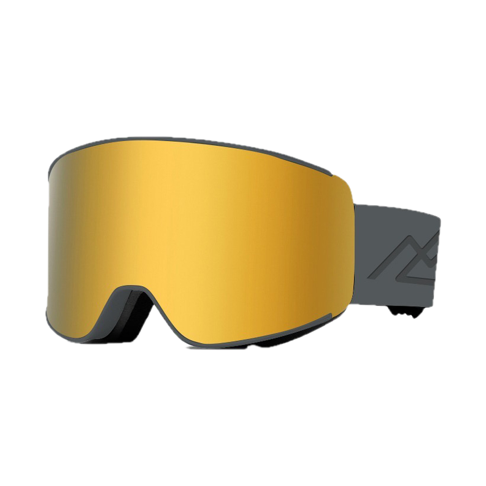 Masque de ski PROSURF Magnet photochromique, sangle grise, écran bronze